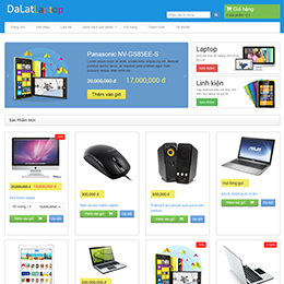 Website bán laptop và linh kiện laptop tại Đà lạt