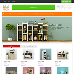 Website nội thất Nhà gọn