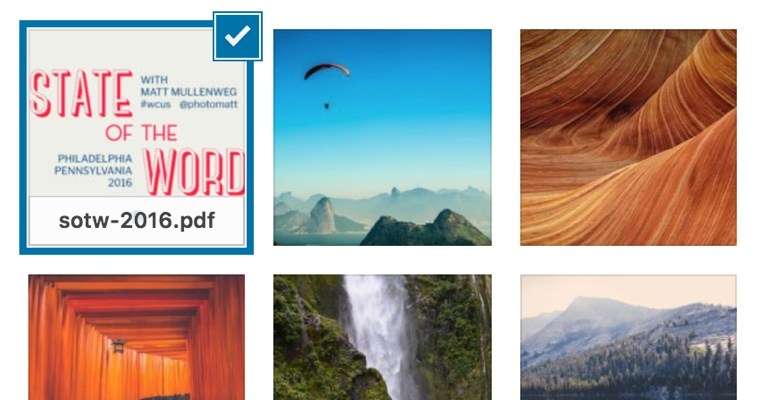 Chức năng xem trước file PDF trên WordPress 4.7