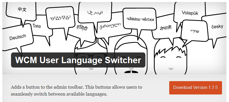Làm đa ngôn ngữ cho WordPress với WCM User Language Switcher