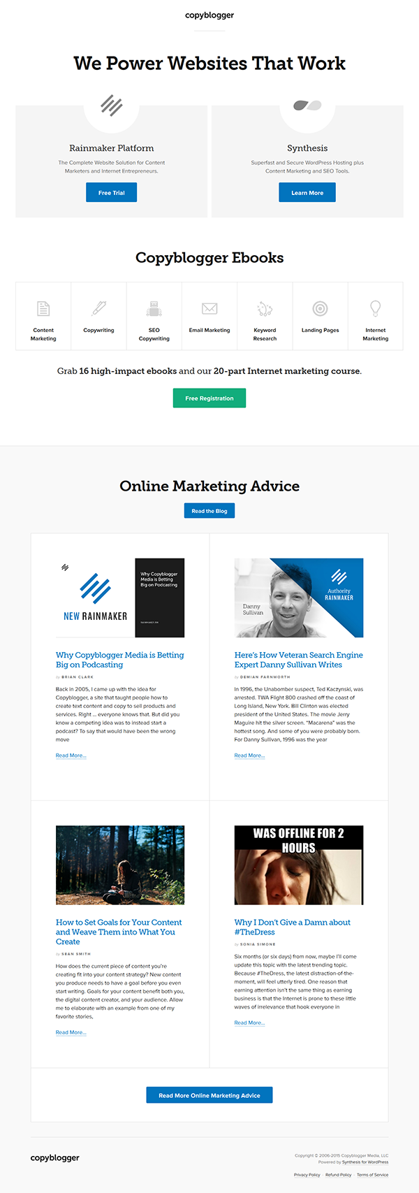 Phiên bản 2015 Copyblogger