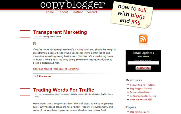 Phiên bản cũ Copyblogger