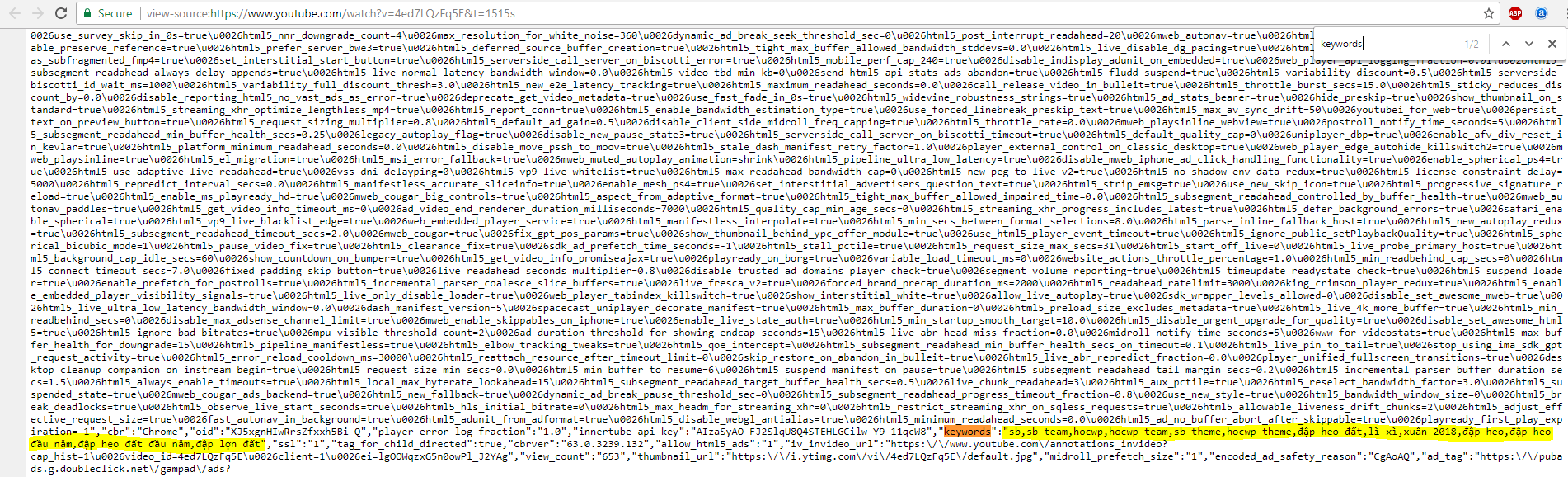 Cách xem thẻ của một video bất kỳ trên YouTube