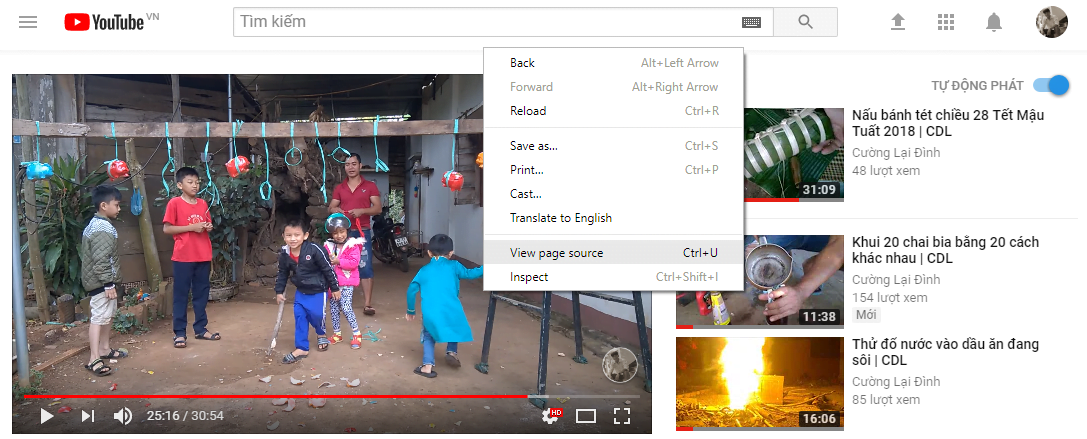 View page source Google Chrome