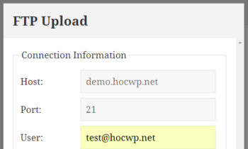 Plugin FTP Upload nhiều file cùng lúc có sử dụng progressbar