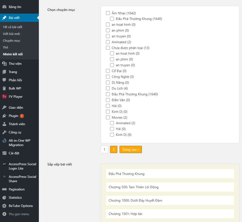 Demo của dự án này