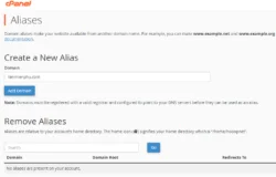 Thêm domain aliases trên hosting cPanel
